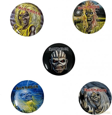 Iron Maiden: Button Badge Pack: The Faces of Eddie