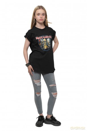 Iron Maiden: Kids T-Shirt: Evolution (Black) (11-12 Years)