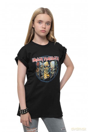 Iron Maiden: Kids T-Shirt: Evolution (Black) (12-13 Years)