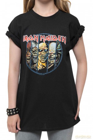 Iron Maiden: Kids T-Shirt: Evolution (Black) (12-13 Years)