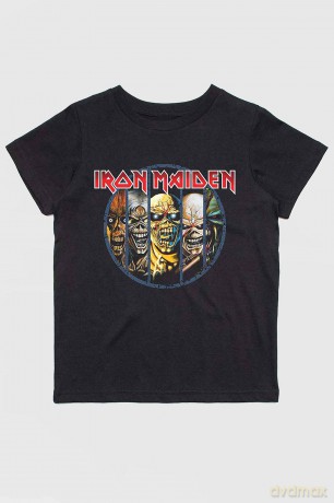 Iron Maiden: Kids T-Shirt: Evolution (Black) (12-13 Years)
