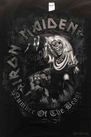 Iron Maiden: Kids T-Shirt: Number Of The Beast (Black) (11-12 Years)