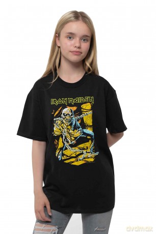 Iron Maiden: Kids T-Shirt: Piece of Mind (Black) (11-12 Years)