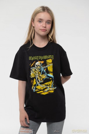 Iron Maiden: Kids T-Shirt: Piece of Mind (Black) (11-12 Years)