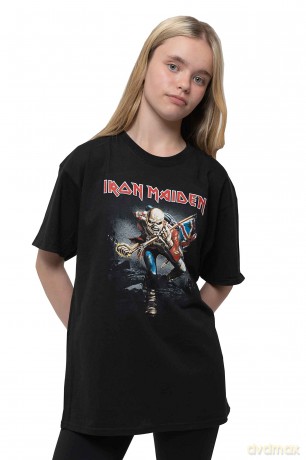 Iron Maiden: Kids T-Shirt: Trooper (Black) (5-6 Years)
