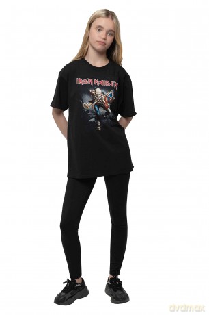 Iron Maiden: Kids T-Shirt: Trooper (Black) (5-6 Years)