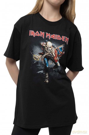 Iron Maiden: Kids T-Shirt: Trooper (Black) (9-10 Years)