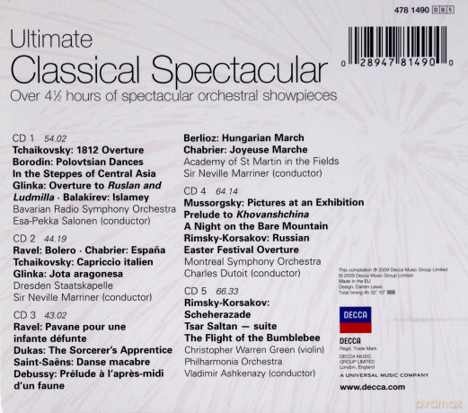 Ultimate Classical Spectacular [5CD]