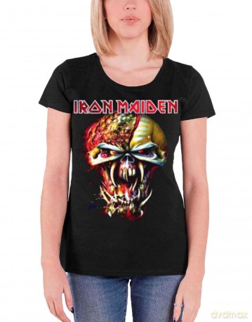 Iron Maiden: Ladies Tee: Final Frontier with Skinny Fitting (X-Large)