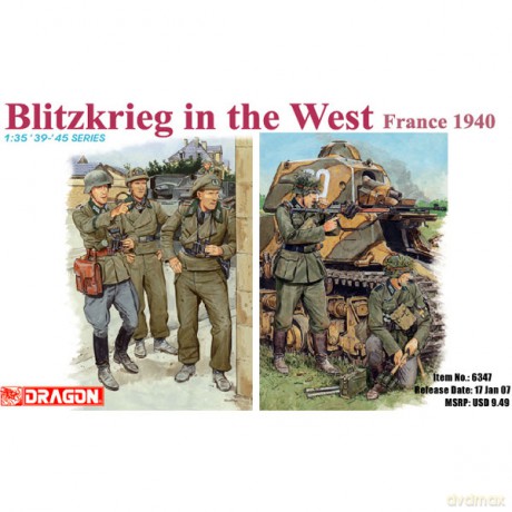 DRAGON Blitzkrieg in the West France [ZABAWKA]