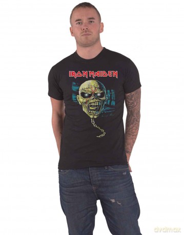 T-Shirt: Iron Maiden Men'S Tee: Piece Of Mind (Large)