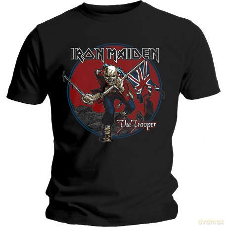 T-Shirt: Iron Maiden Men'S Tee: Powerslave Lightning Circle (Small)