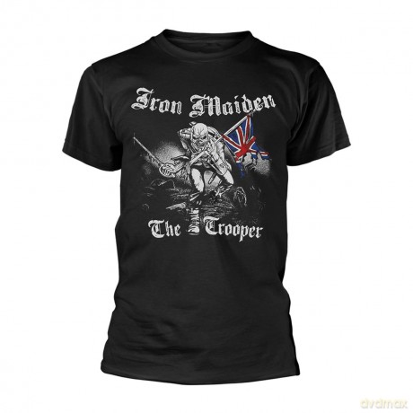 T-Shirt: Iron Maiden Men'S Tee: Sketched Trooper (Back Print) (Medium)