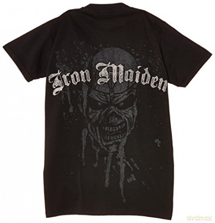 T-Shirt: Iron Maiden Men'S Tee: Sketched Trooper (Back Print) (Medium)