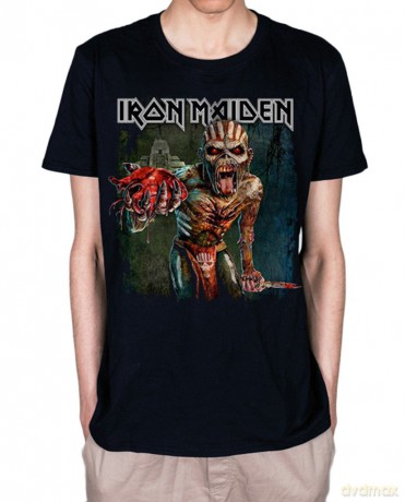 Iron Maiden: Men's Premium Tee: The Book of Souls European Tour (Version 1) (Small)