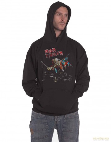 Iron Maiden: Men's Pullover Hoodie: The Trooper (Medium)