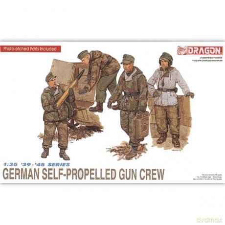 DRAGON German SelfPropelled Gun Crew [ZABAWKA]
