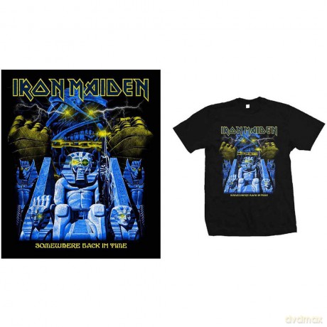 Iron Maiden: Men's Tee: Back in Time Mummy (Medium)