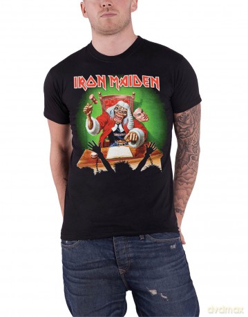 Iron Maiden: Men's Tee: Deaf Sentence with Back Printing (X-Large)