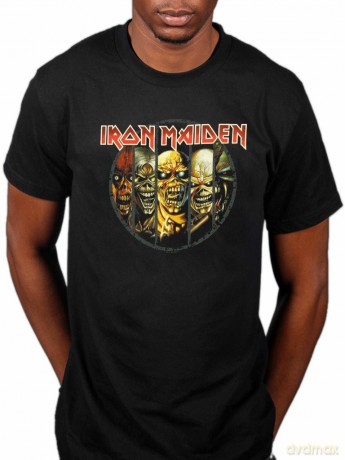 Iron Maiden: Men's Tee: Eddie Evolution (Medium)