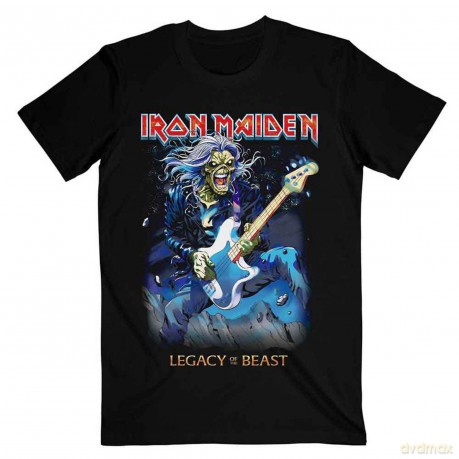 Iron Maiden: Men's Tee: Eddie on Bass (Small)