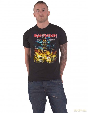 Iron Maiden: Men's Tee: Holy Smoke (Medium)