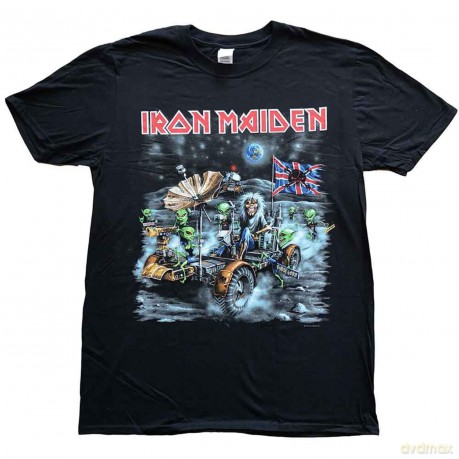 Iron Maiden: Men's Tee: Knebworth Moon buggy (Small)