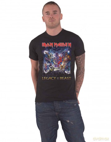 Iron Maiden: Men's Tee: Legacy of the Beast (Medium)