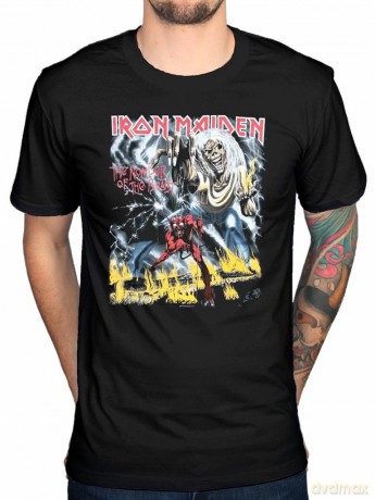 Iron Maiden: Men's Tee: Number of the Beast (Small)