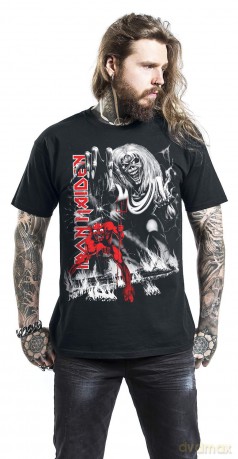 Iron Maiden: Men's Tee: Number of the Beast Jumbo with Back Printing (Large)