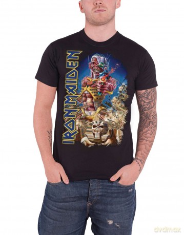 Iron Maiden: Men's Tee: Somewhere Back in Time (X-Large)