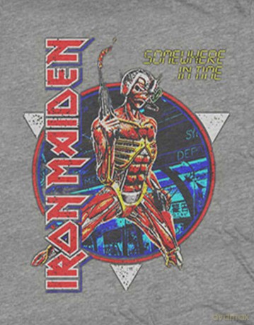 Iron Maiden: Men's Tee: Somewhere in Time (X-Large)