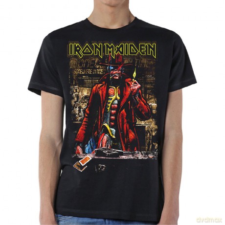 Iron Maiden: Men's Tee: Stranger Sepia (Large)