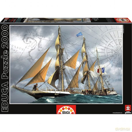EDUCA 2000 EL. Pod Pełnymi Żaglami [PUZZLE]