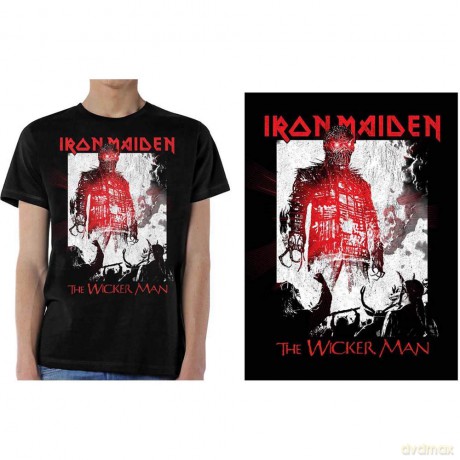 Iron Maiden: Men's Tee: The Wicker Man Smoke (Medium)