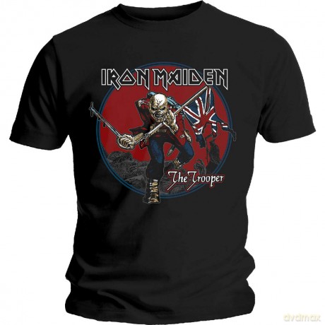 Iron Maiden: Men's Tee: Trooper Red Sky (Small)