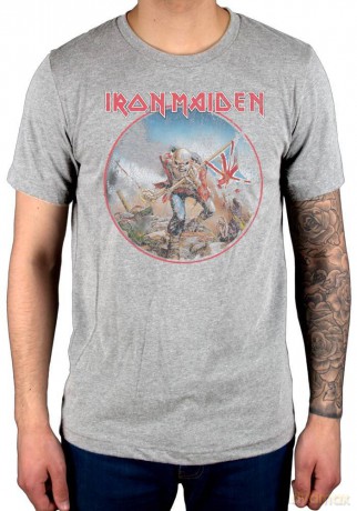 Iron Maiden: Men's Tee: Trooper Vintage Circle (Medium)