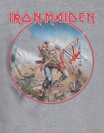 Iron Maiden: Men's Tee: Trooper Vintage Circle (Small)