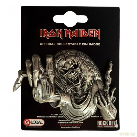 Iron Maiden: Pin Badge: Number Of The Beast Eddie