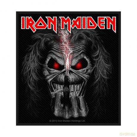 Iron Maiden: Standard Patch: Eddie Candle Finger