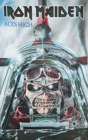 Iron Maiden: Textile Poster: Aces High