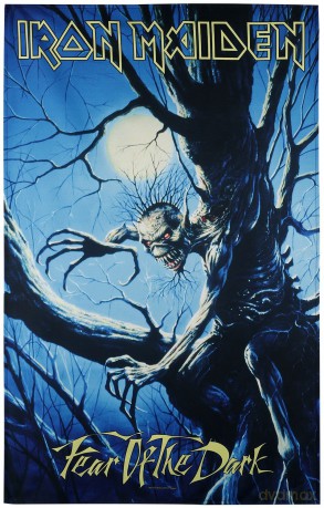Iron Maiden: Textile Poster: Fear of the Dark