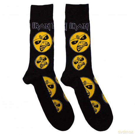 Iron Maiden: Unisex Ankle Socks: Piece Of Mind (Black) (UK Size 4 - 7)