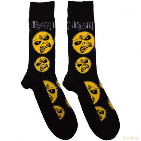 Iron Maiden: Unisex Ankle Socks: Piece Of Mind (Black) (UK Size 7 - 11)