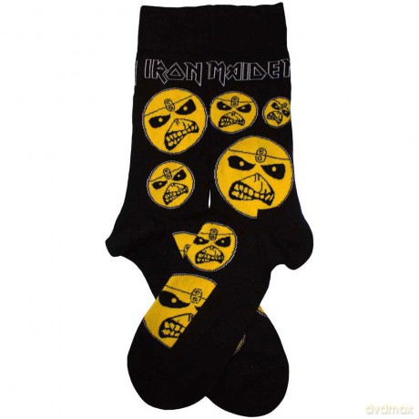 Iron Maiden: Unisex Ankle Socks: Piece Of Mind (Black) (UK Size 7 - 11)