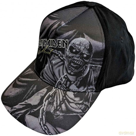 Iron Maiden: Unisex Baseball Cap: Piece Of Mind Greyscale (Black)