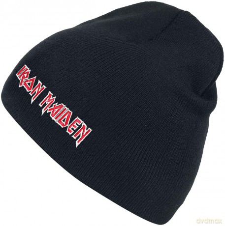 Iron Maiden: Unisex Beanie Hat: Logo 1 (Black)
