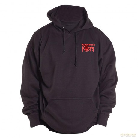Iron Maiden: Unisex Pullover Hoodie: Killers Eddie (Black) (Back Print) (Small)