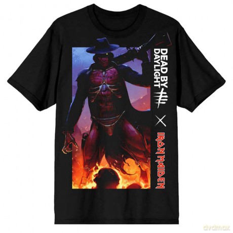 Iron Maiden: Unisex T-Shirt: Dead By Daylight Gunslinger (Black) (X-Large)