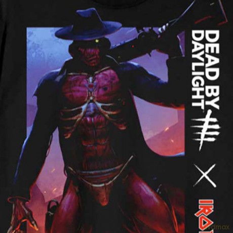 Iron Maiden: Unisex T-Shirt: Dead By Daylight Gunslinger (Black) (X-Large)